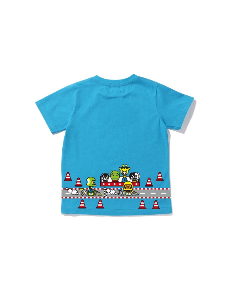 Hauts Bape Baby Milo Racing #6 Bleu Enfant | SOF-97355779